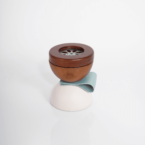 Evan Incense Burner - Sky Blue -  Tropic Trading
