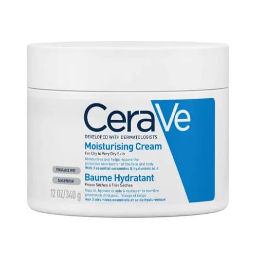 Cerave Moist Cream Dry To Very Dryskin 340 Gm