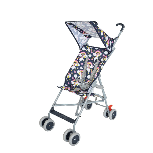 Moon Jet Ultra Light Weight Compact Fold Buggy Stroller Unicorn (Buy 1 Get 1 Free)