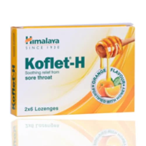 Himalaya Koflet-H Orange Throat Lozenges 12'S