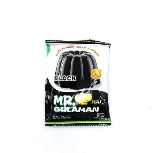 Mr.Hat Gulaman Jelly Powder Unflavored Black