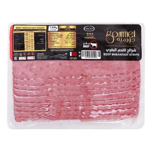 Gourmet Beef Breakfast Strips, 150 G