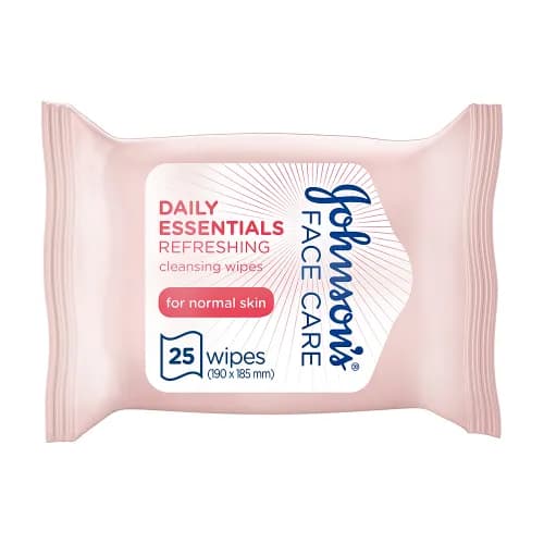 Johnson & Johnson's Facial Wipes Micellar 25 Pieces