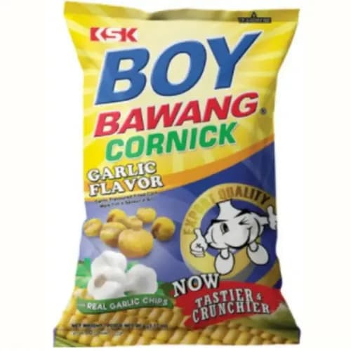 Boy Bawang Garlic Corn Snack, 90 G