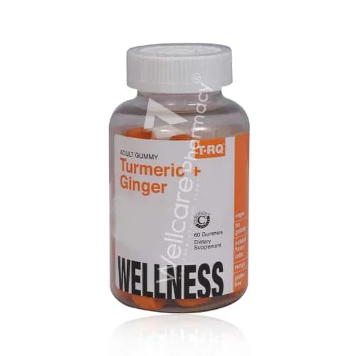 T-Rq Turmeric+Ginger Gummies 60'S 