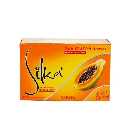 Silka Papaya Whitening Soap 135 G