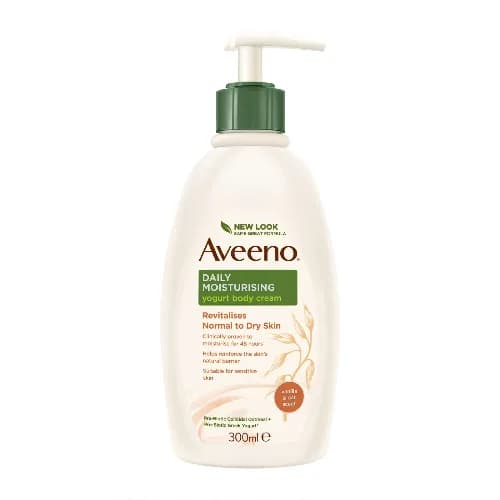 Aveeno Daily Moist Body Cream Yogurt 300 Ml