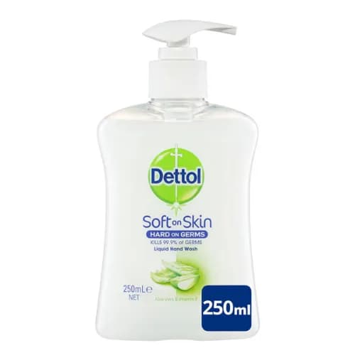 Dettol H/Wash Aloe Vera/Vitamin E 250Ml