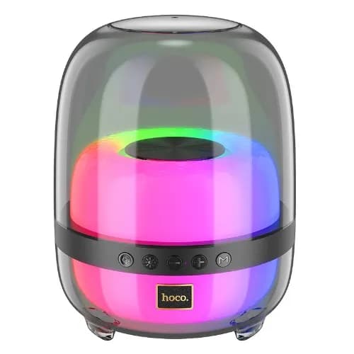 Hoco Bs58 Crystal Colourful Luminous Bt Speaker