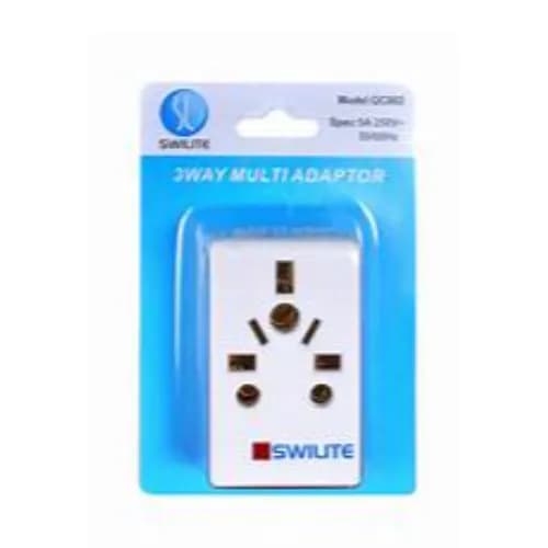 Swilite 3Way Multi Adaptor With Switch