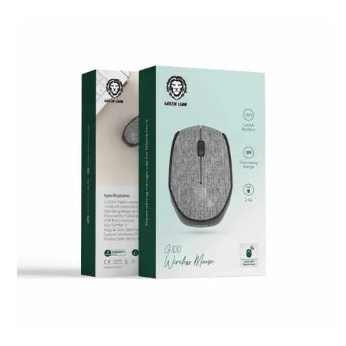 Green Lion G100 Wireless Mouse - Gray