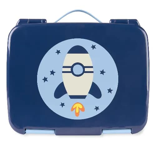 Skip Hop Kids Bento Lunch Box, Ages 3+, Sparks Rocket