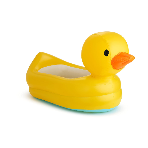 Munchkin Duck Inflatable Baby Bathtub With White Hot Heat Alert