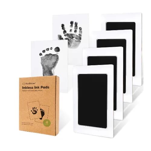 4-Pack Inkless Hand And Footprint Kit By Keababies