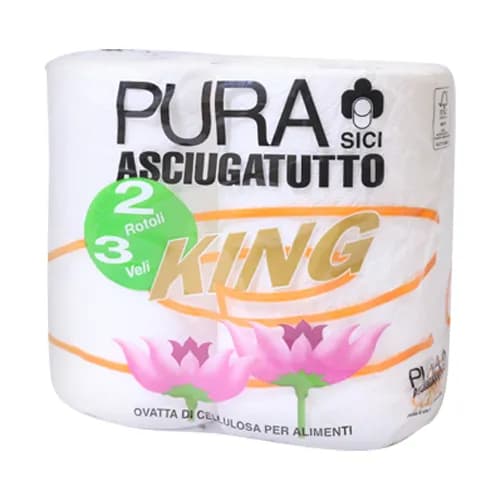 Pura King Kitchen Rolls 2S