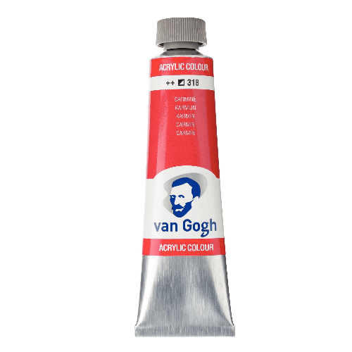 Acrylic 40Ml Carmine Van Gogh