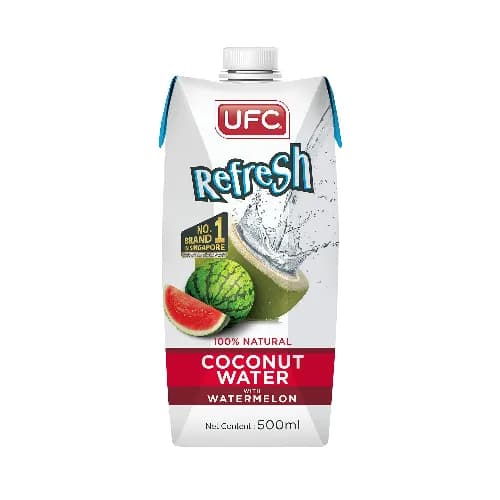 Ufc Refresh Coco Water Watermelon 500Ml