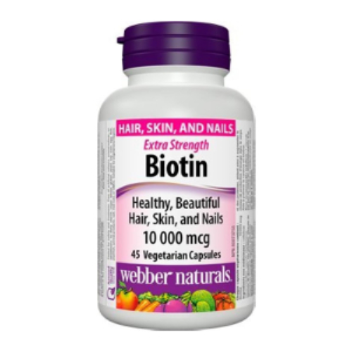 Webber Naturals Biotin 10000 Mcg 45 Cap