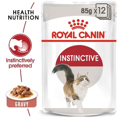 Feline Health Nutrition Instinctive Adult Cats Gravy (Wet Food - Pouches) 12X85G