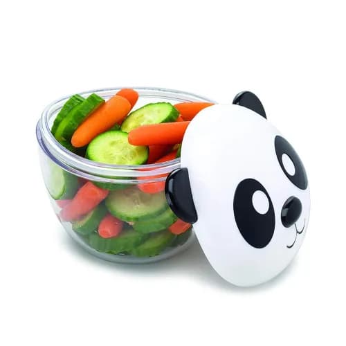 Melii Animal Snack Containers With Lids - Panda