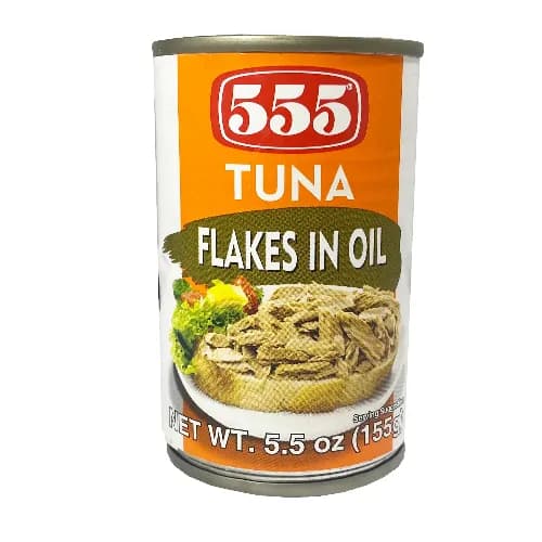 555 Tuna Flakes In Oil 155g