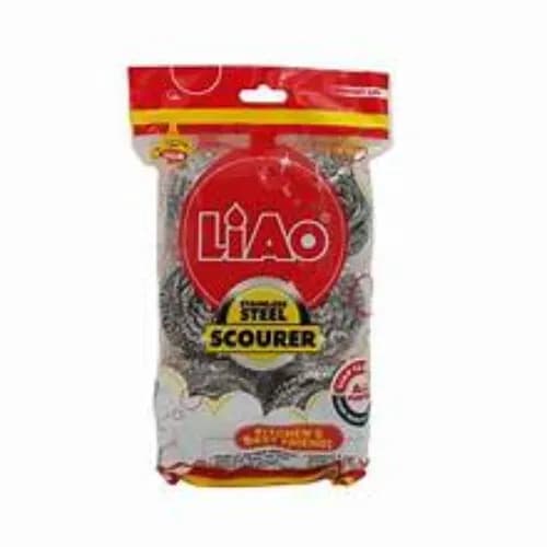 Liao Stainless Steel Scourer 6Pcs H130049