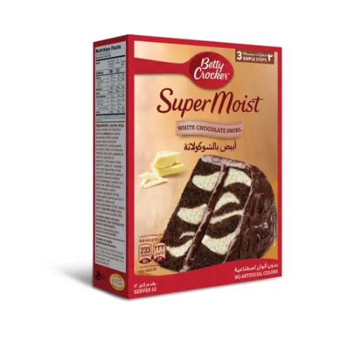 Betty Crocker Super Moist White Chocolate Swirl 425G