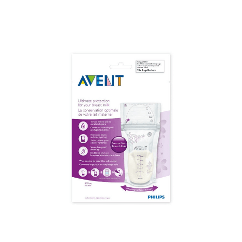 Philips Avent Breast Milk Storage Bags 180Ml X25