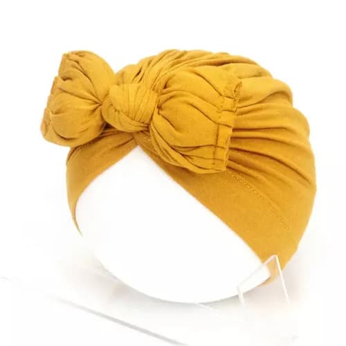 Baby Girls Turban, Hat Hair Accessories 3-36 Months - Yellow