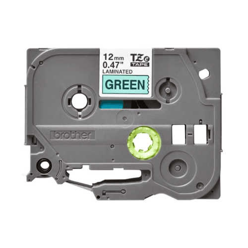 Brother Tze-731 Labelling Tape Cassette – Black On Green 12Mm Wide