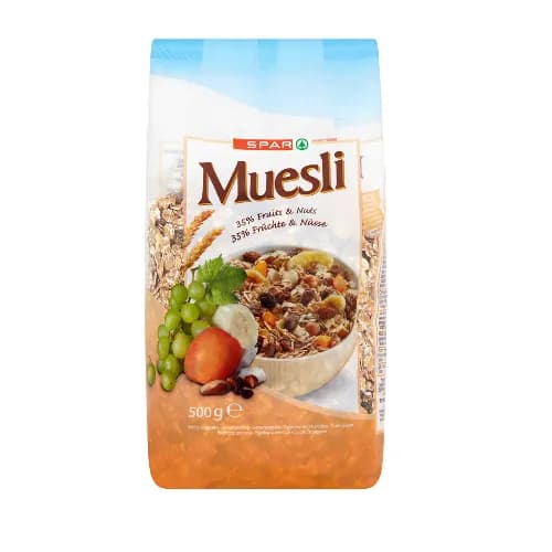 SPAR Cereal Muesli 35% 500g