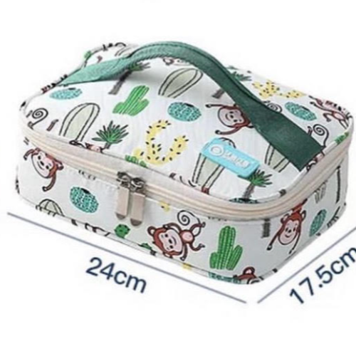 Lunch box with a bag - Green