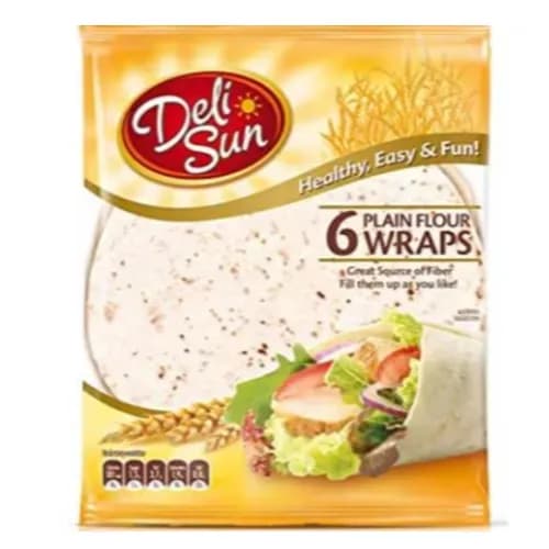 Delisun Plain Flour Wraps 360G