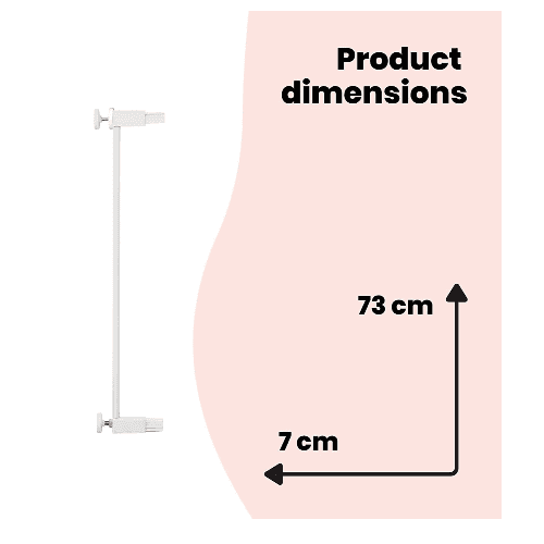 Safety 1St 7Cm Extension For Door Gates White