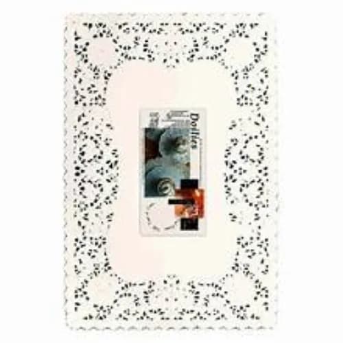 Fun Rectangular Doily 12X16" White 8X250Pcs