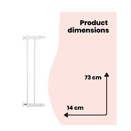 Safety 1St 14Cm Extension For Door Gates White