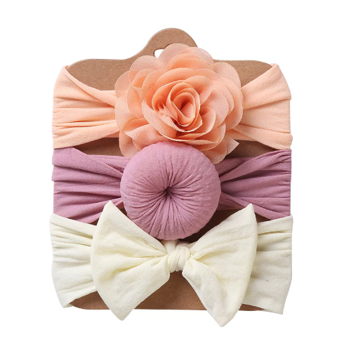 Baby Girl Headbands Hair Accessories 3 Pieces - 3