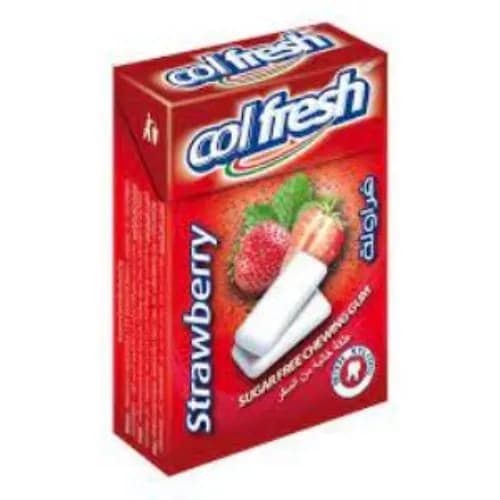 Col-Fresh Strawbery Chewing Gum 21Gm