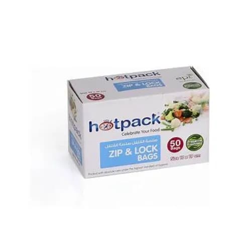 Hotpack Zipper Lock Bags 50S 10X19