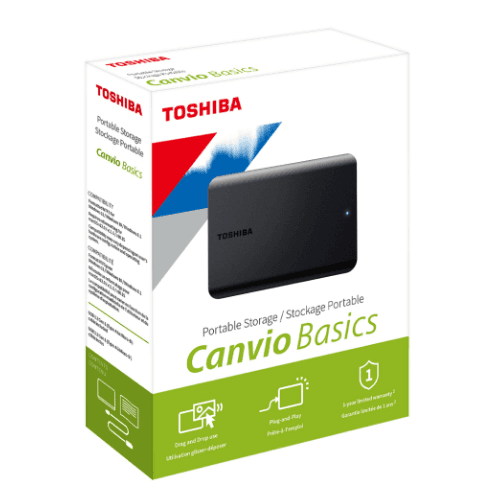 Toshiba Canvio Basics 4 Tb Portable Storage/Stockage Portable