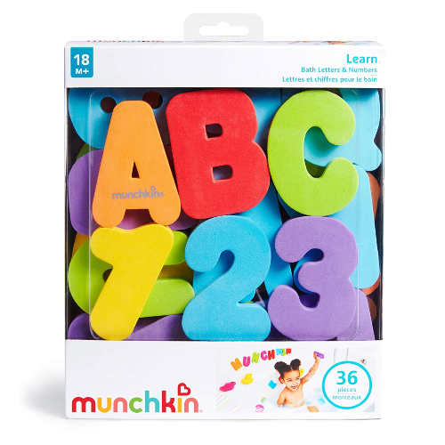 36 Bath Letters And Numbers By Munchkin