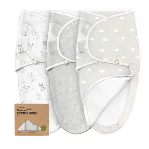 3-Pack Soothe Zippy Swaddle Wrap Aspire