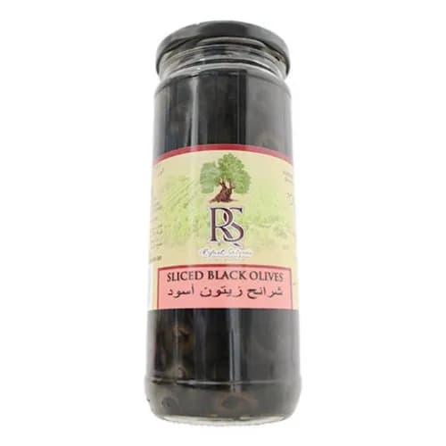 Rs Olives Black Sliced Jar 230 G