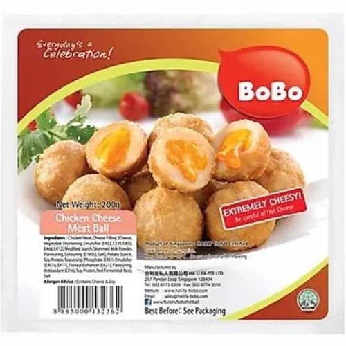 Bobo Chicken Cheese Meatball 200 Gm