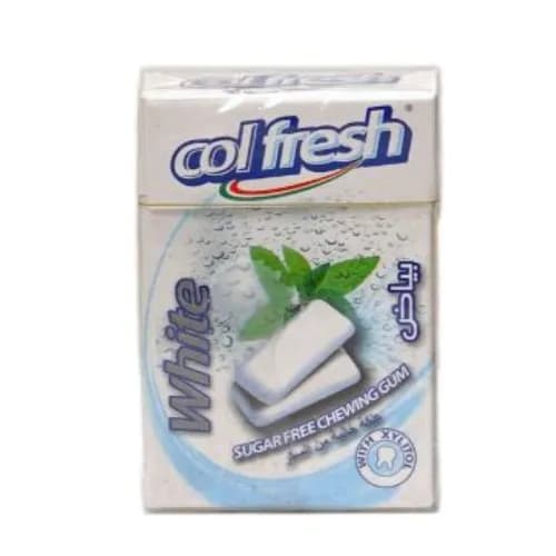 Col-Fresh White Chewing Gum 21Gm