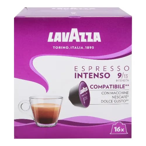 Lavazza Dolce Gusto Espresso Intenso Coffee Capsule 16 Pieces 128 G