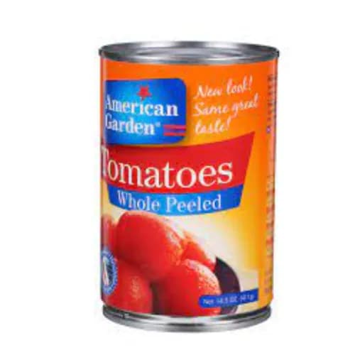 American Garden Tomato Whole Peeled 411G