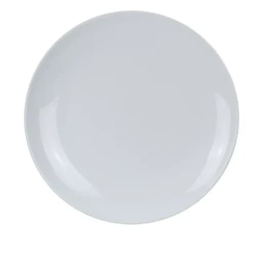 Round Plate Melamine White 7.5