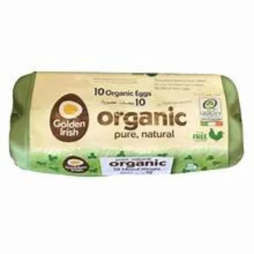 Golden Irish Organic Eggs (M) 10