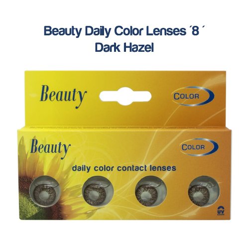 Beauty Color Contact Lenses: Dark Hazel (Daily) - 4'S